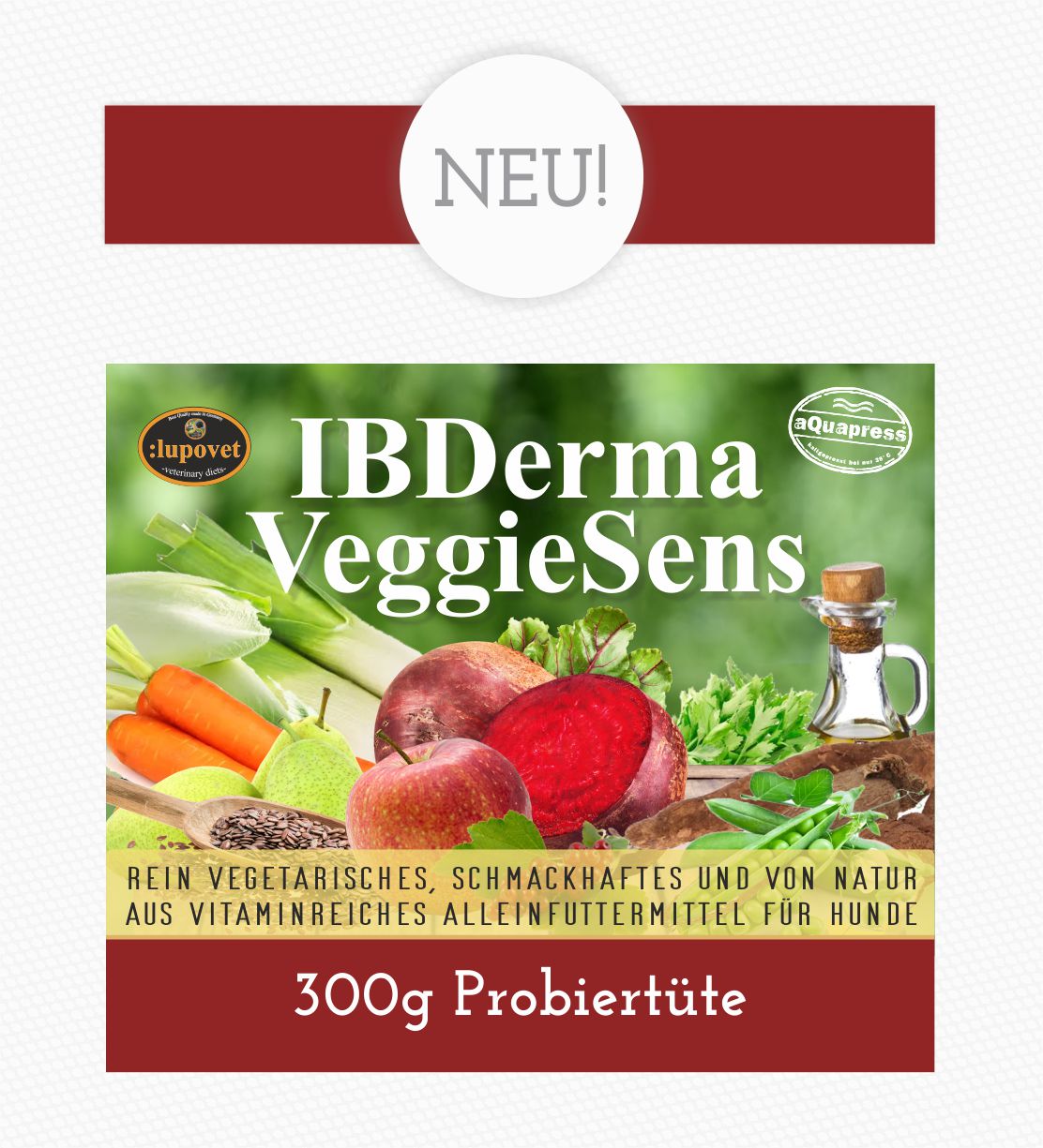 IBDerma VeggieSens 300g Probiertüte