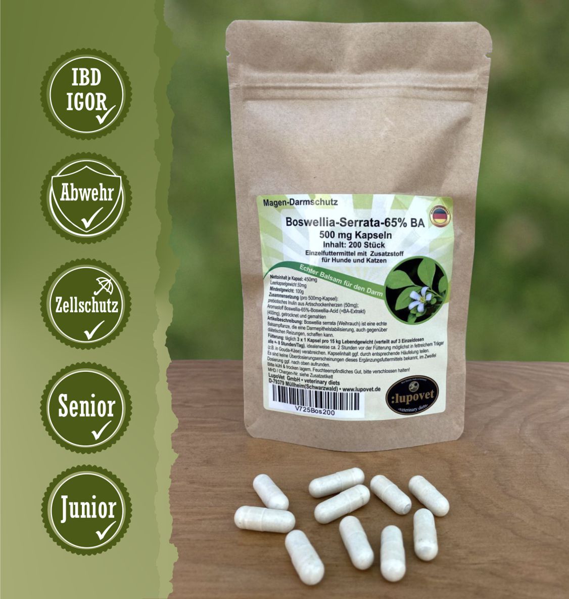 Boswellia-Serrata-65% BA Kapseln Boswellia-Serrata-65% BA Kapseln
