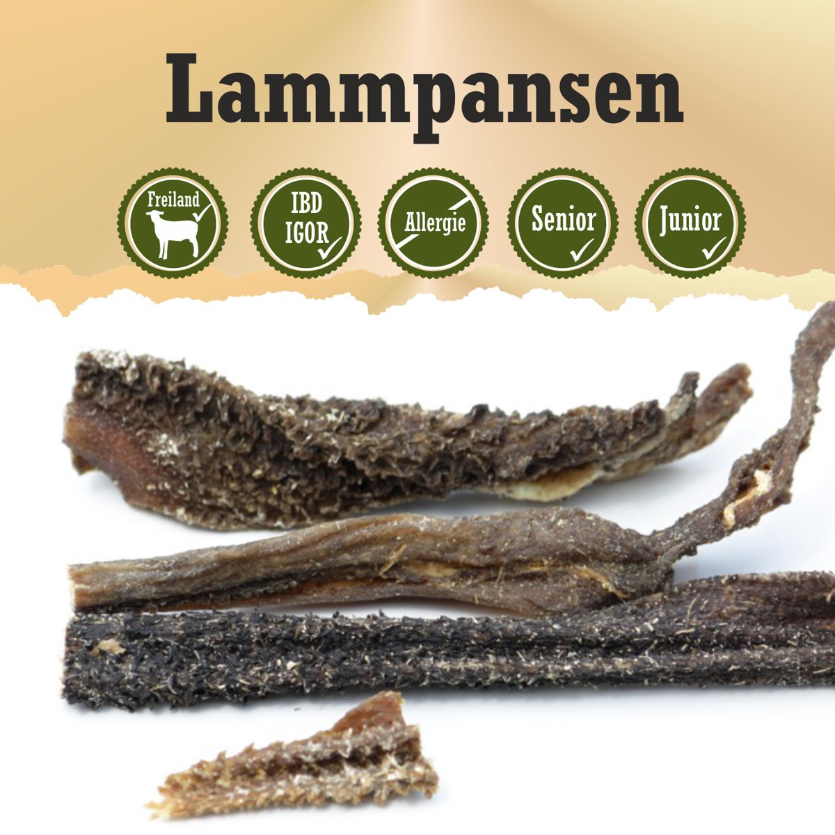 Lamm-Pansen NEU! 500g Tüte Lamm-Pansen NEU! 500g Tüte
