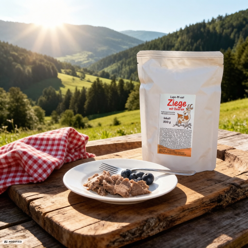 Frischebeutel Pure Weide-Ziege mit Beeren