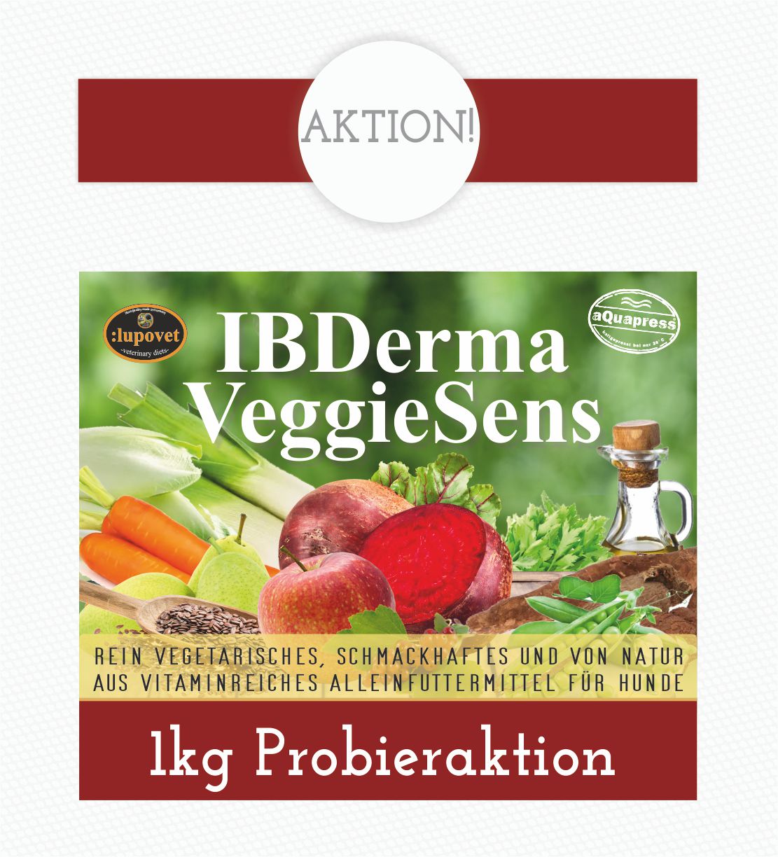 IBDerma VeggieSens 1kg Aktion