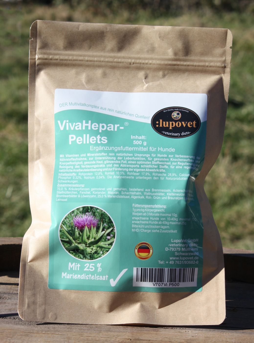 LupoVet VivaHepar Pellets 500g