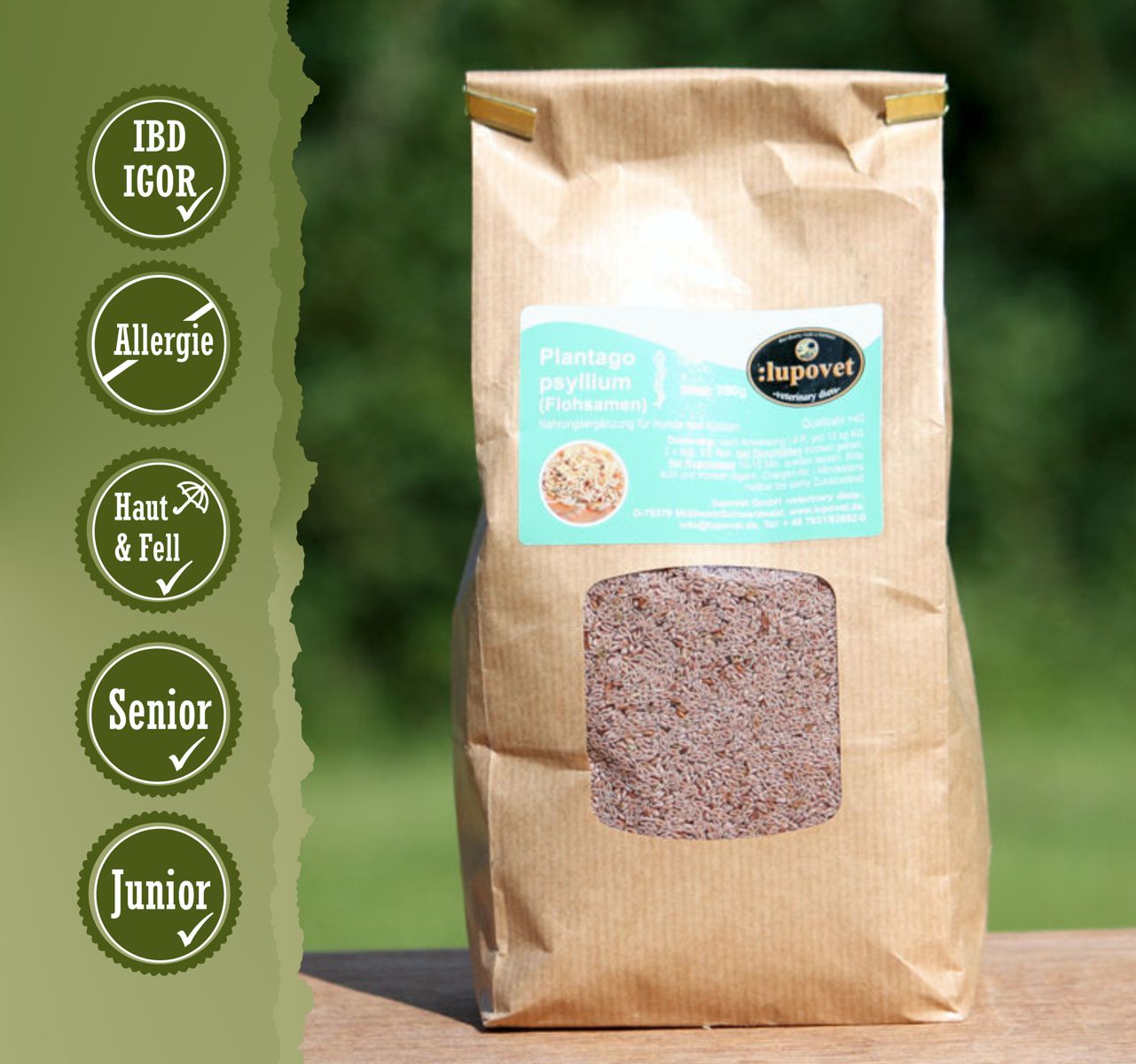 LupoVet Flohsamen 750g LupoVet Flohsamen 750g