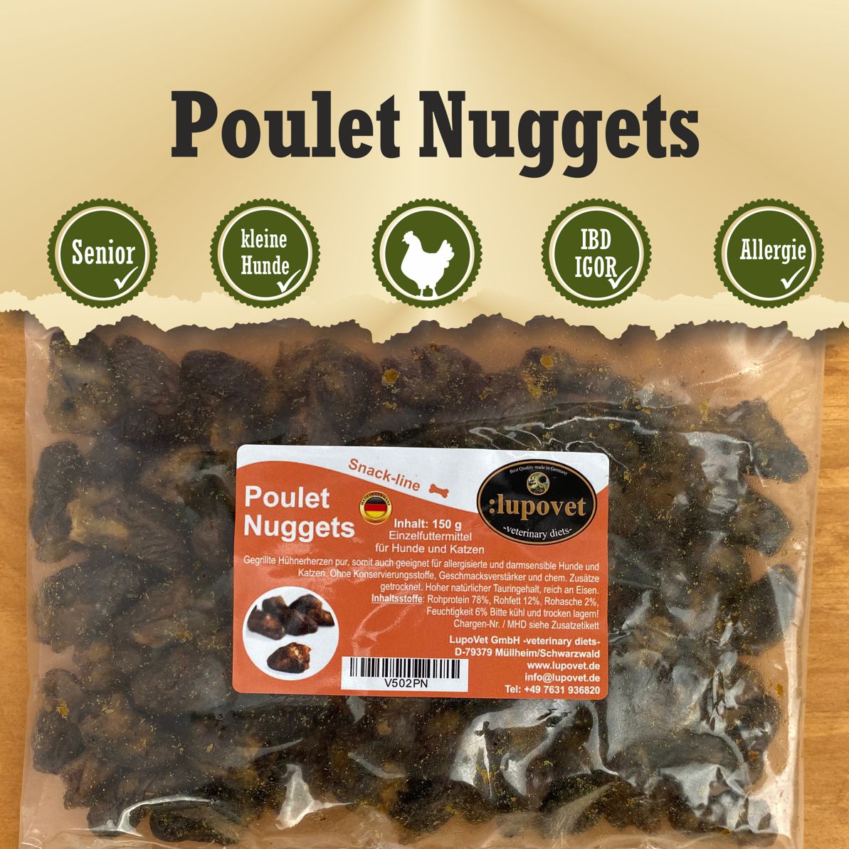 Poulet Nuggets (150g Tüte) Poulet Nuggets (150g Tüte)