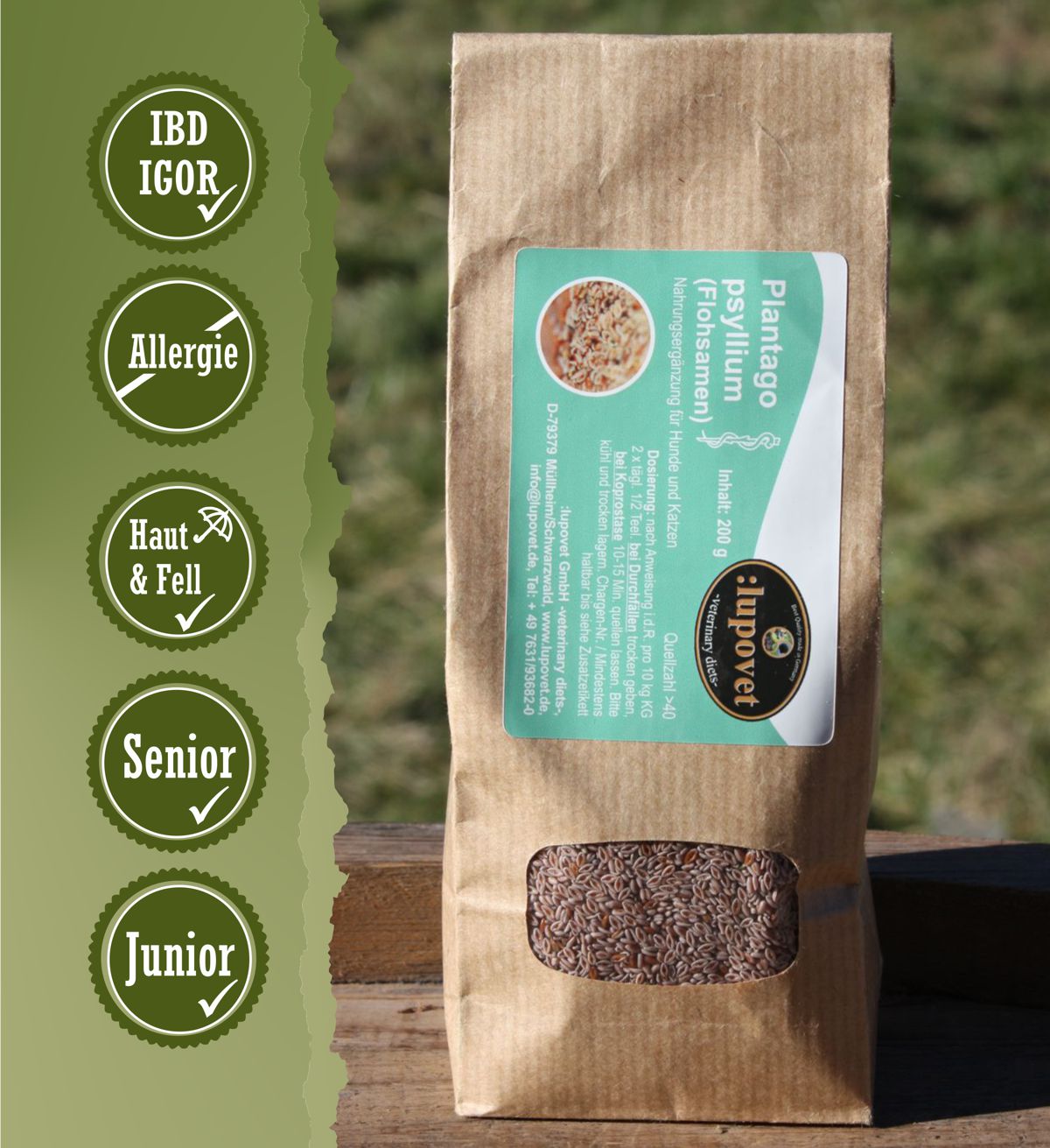 LupoVet Flohsamen 200g LupoVet Flohsamen 200g