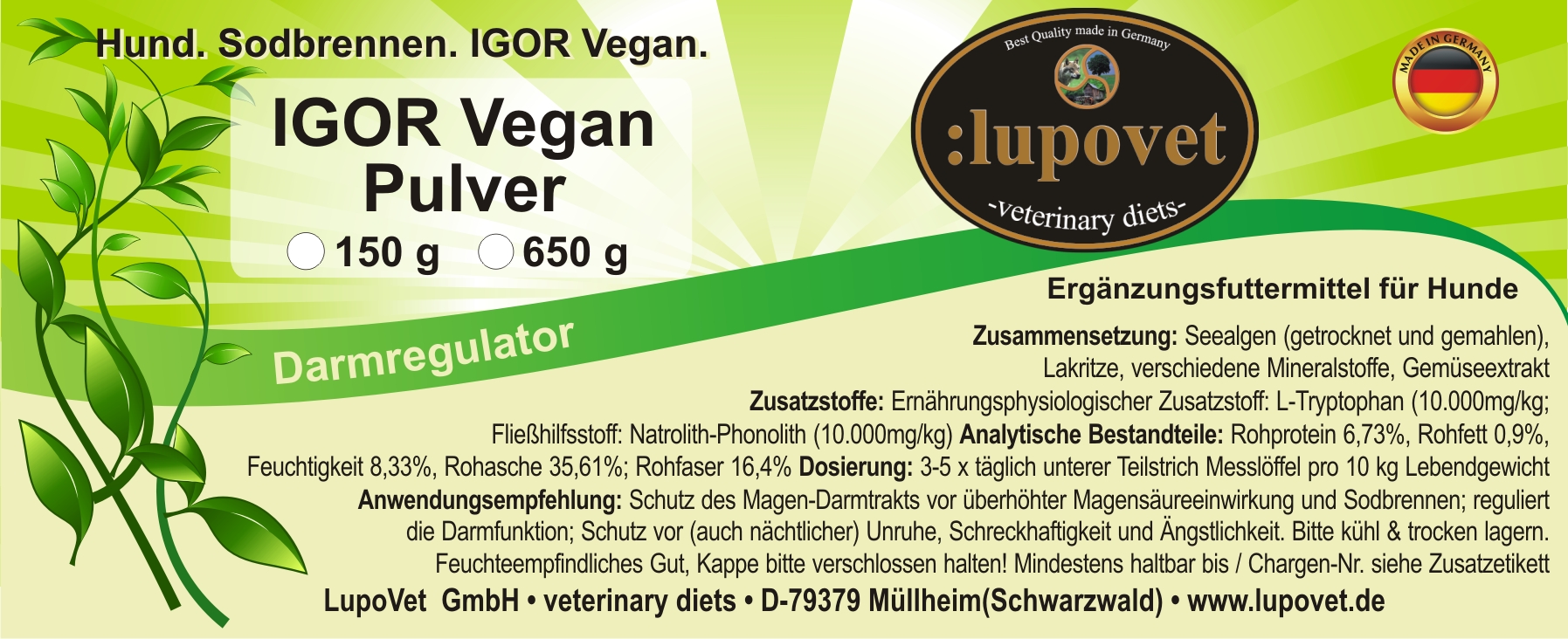 IGOR vegan