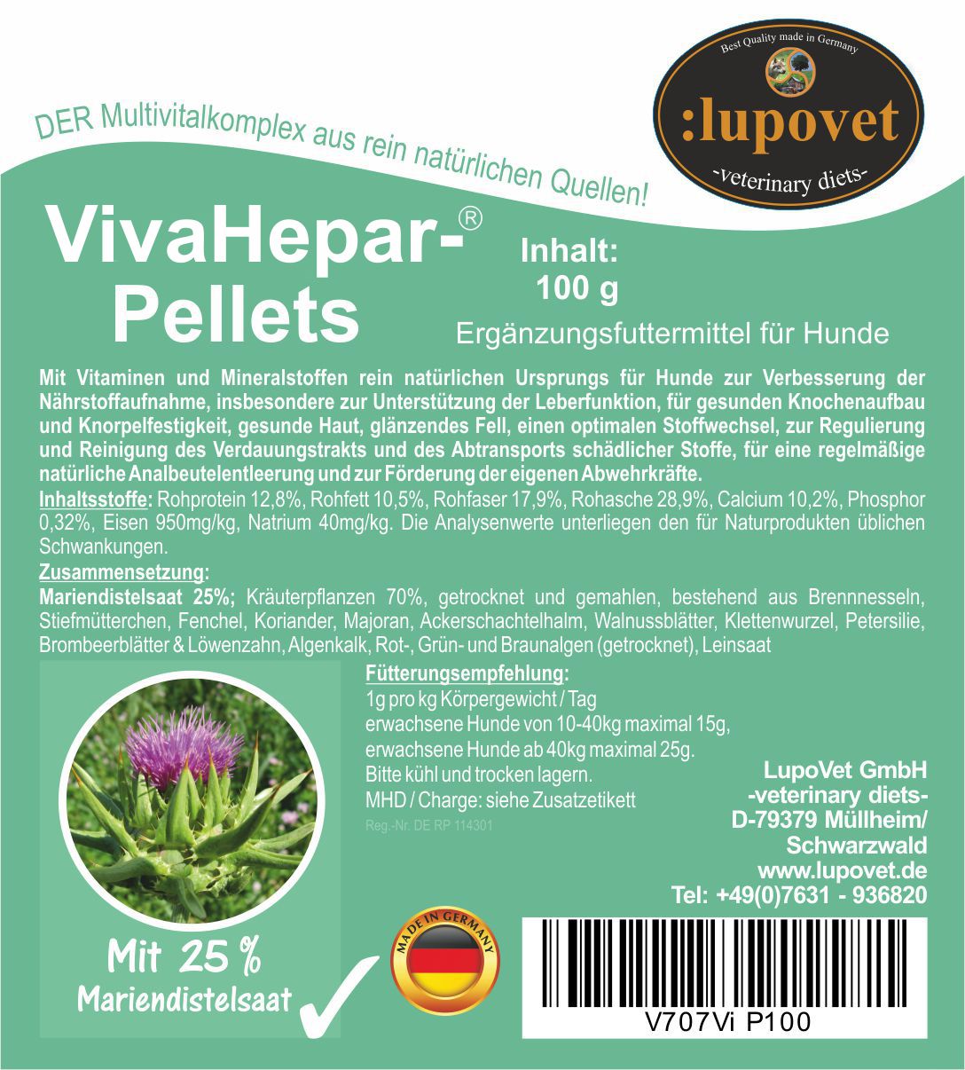 LupoVet VivaHepar Pellets