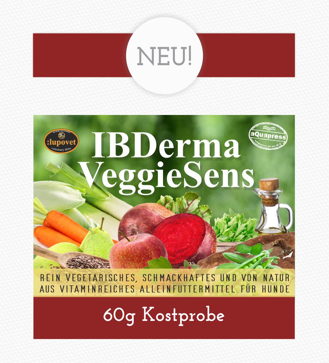 IBDerma VeggieSens Kostprobe 60g